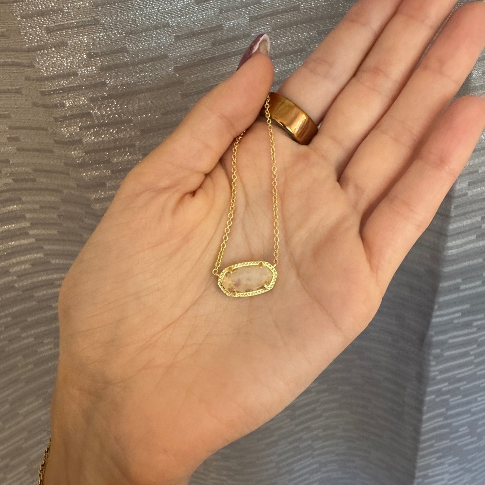 Kendra Scott brand new pink gem necklace